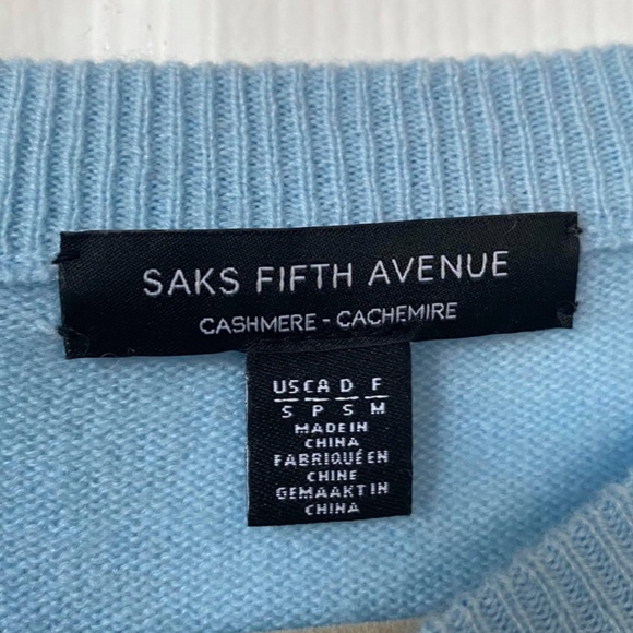 Saks Fifth Avenue Cashmere Sweater - Picture 2 of 2